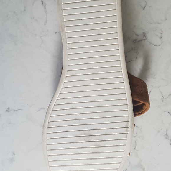Nwot suede slides. Size 10? - Picture 2 of 2